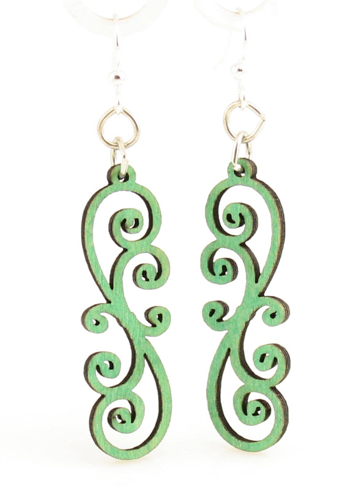 Scrolly Vine Blossoms Earrings