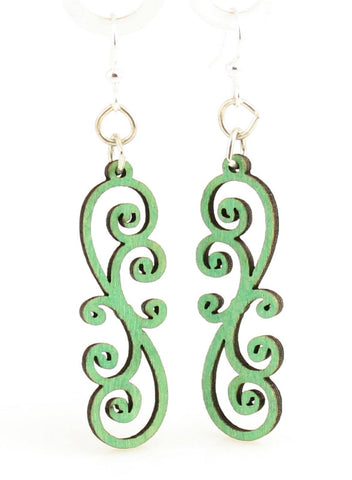 Scrolly Vine Blossoms Earrings