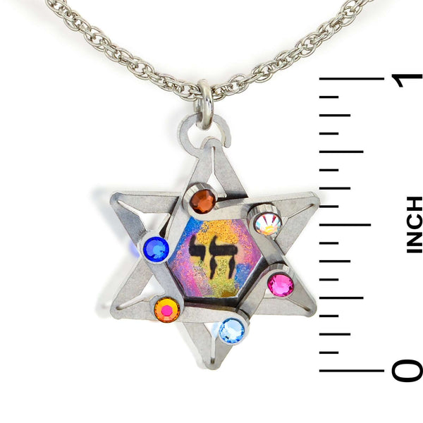 Star of David Chai Necklace