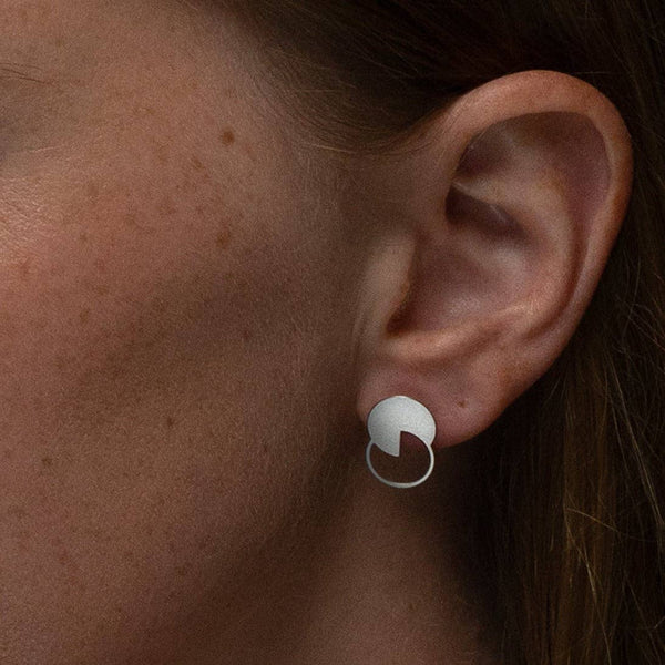 Eclipse Studs: Stainless Steel / Small (5/8")