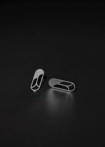 Rose Studs: Stainless Steel