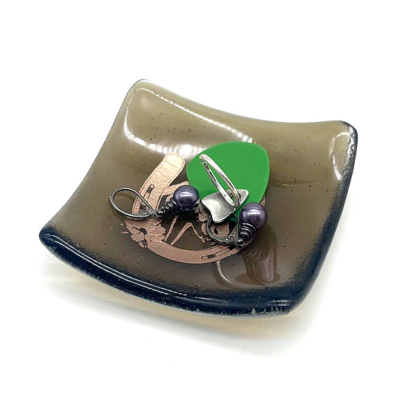 Horse Handmade 2.75" Fused Glass Small Dish