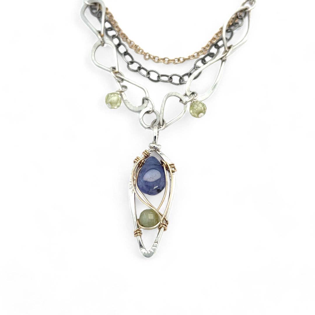 Tanzanite Sprinkle Necklace