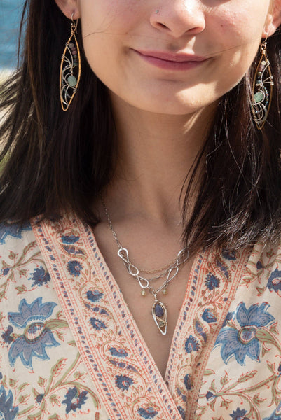 Tanzanite Sprinkle Necklace