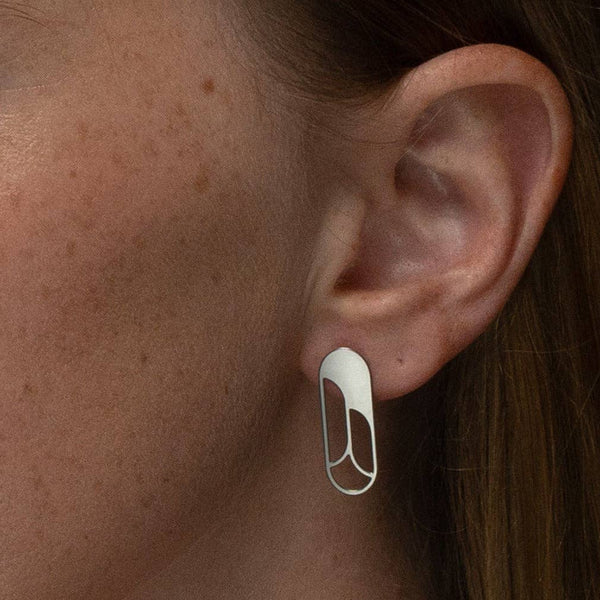 Rose Studs: Stainless Steel