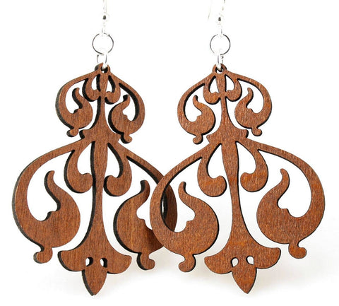 Rorschach Ink Design Earrings