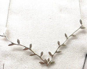 Leaf & vine necklace