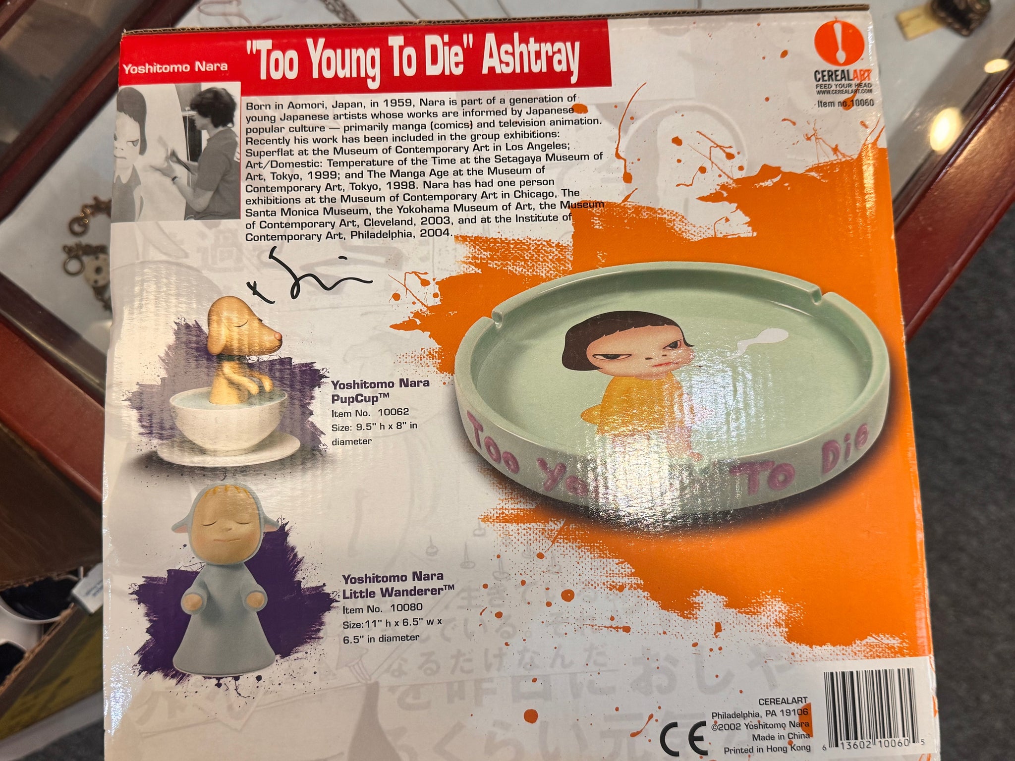 Nara Too Young To Die Ash Tray – Past Present Future Ardmore
