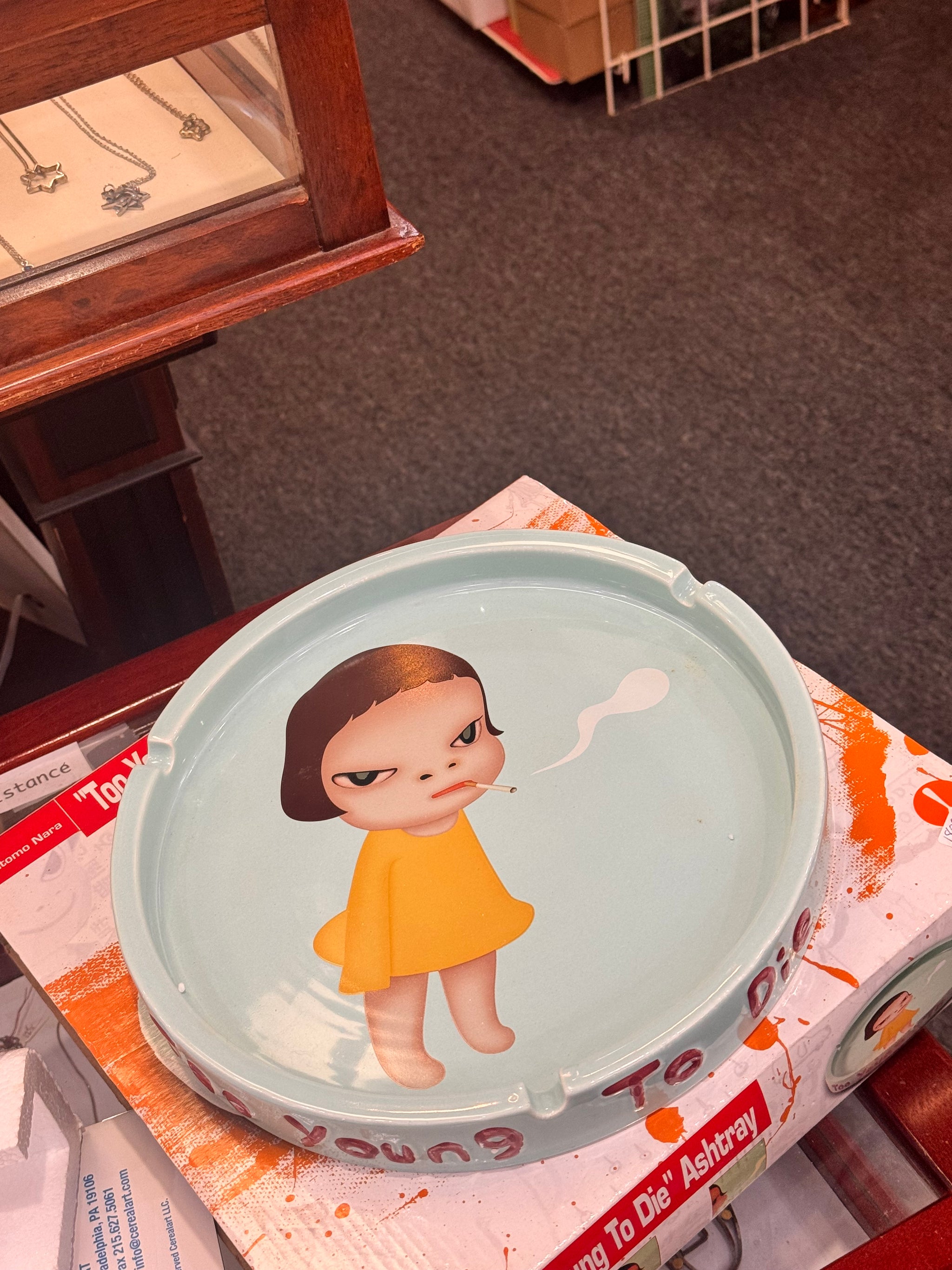Nara Too Young To Die Ash Tray – Past Present Future Ardmore