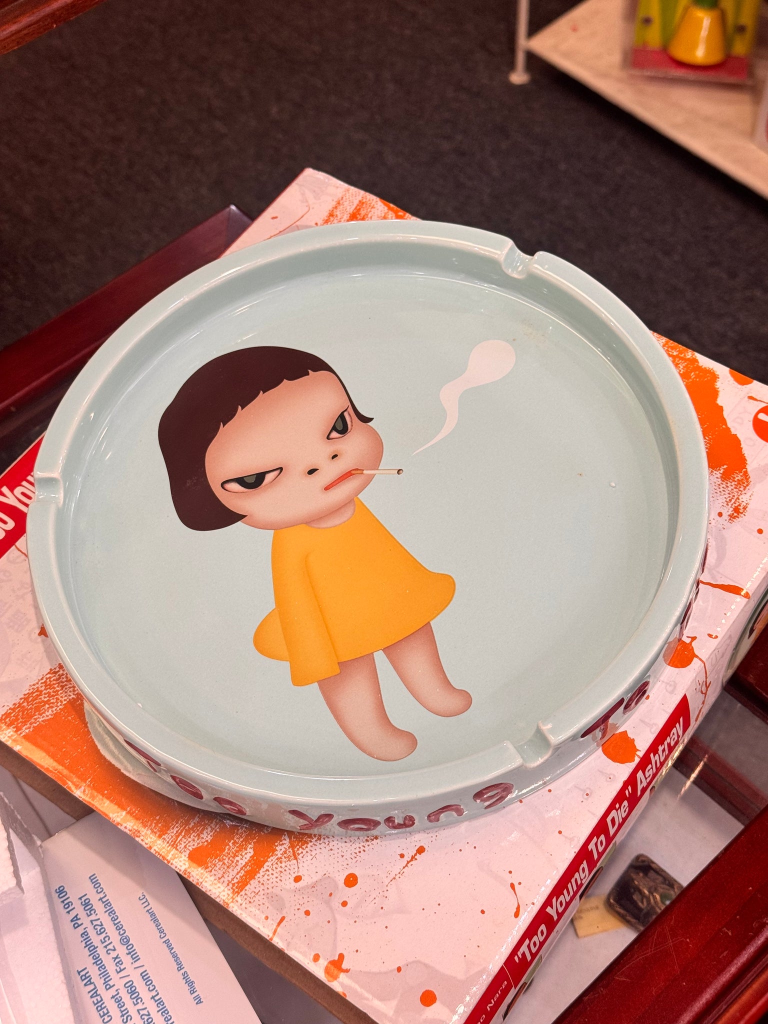 Nara Too Young To Die Ash Tray – Past Present Future Ardmore