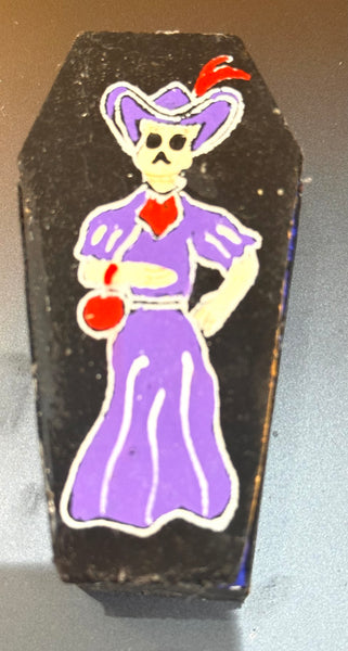 Day of the Dead Coffin Box with Figure