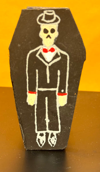 Day Of The Dead Coffin with figure