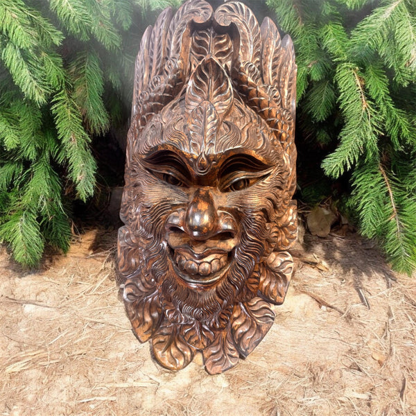Green Man Mask