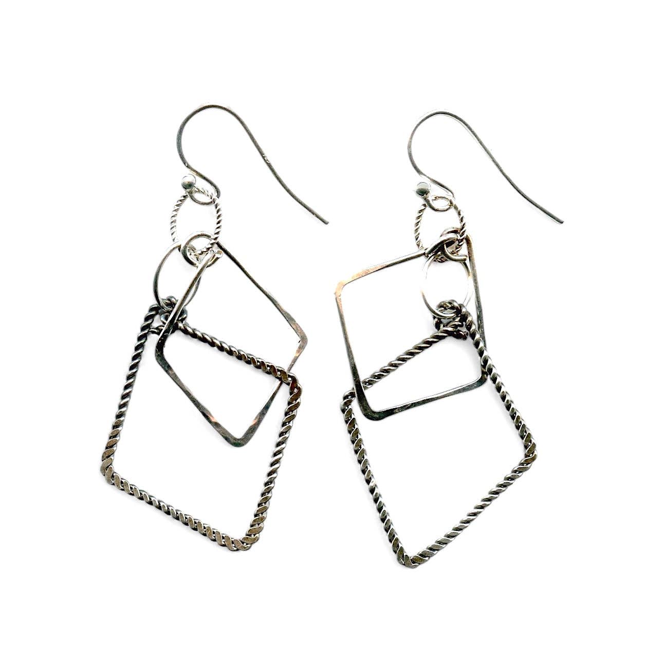 Interlocking Diamond Earrings