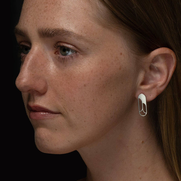 Rose Studs: Stainless Steel