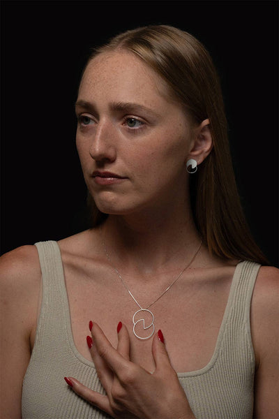 Eclipse Studs: Stainless Steel / Small (5/8")