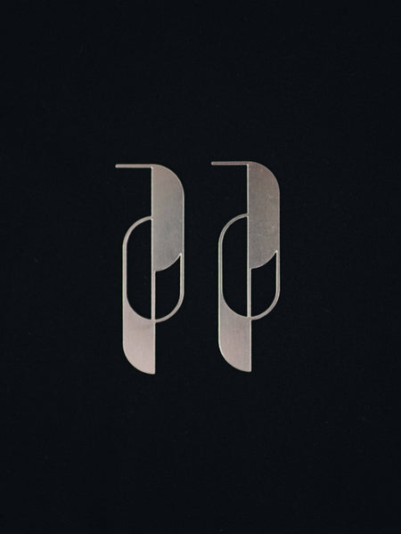 Laurel Cascade Earrings: Stainless Steel