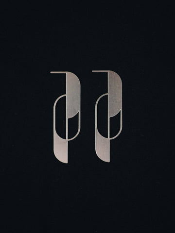 Laurel Cascade Earrings: Stainless Steel