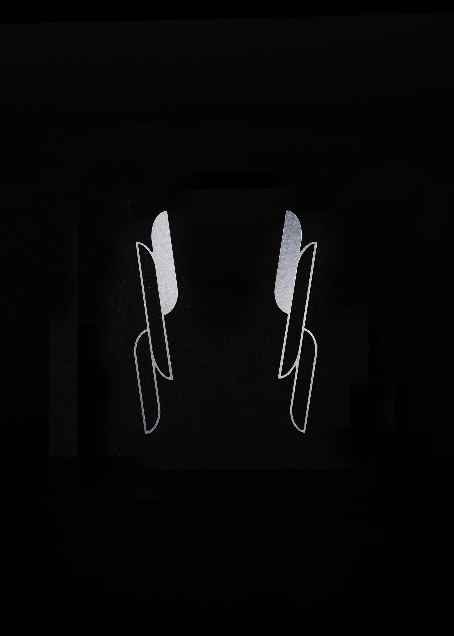 Ascend earrings - Stream: Stainless Steel