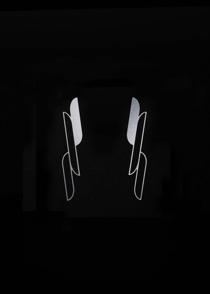 Ascend earrings - Stream: Stainless Steel