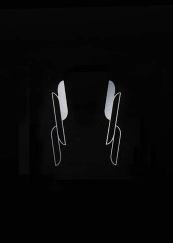 Ascend earrings - Stream: Stainless Steel