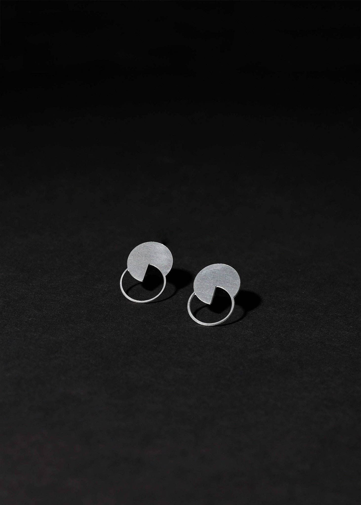Eclipse Studs: 14K Gold Plated / Small (5/8")
