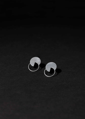 Eclipse Studs: 14K Gold Plated / Small (5/8")