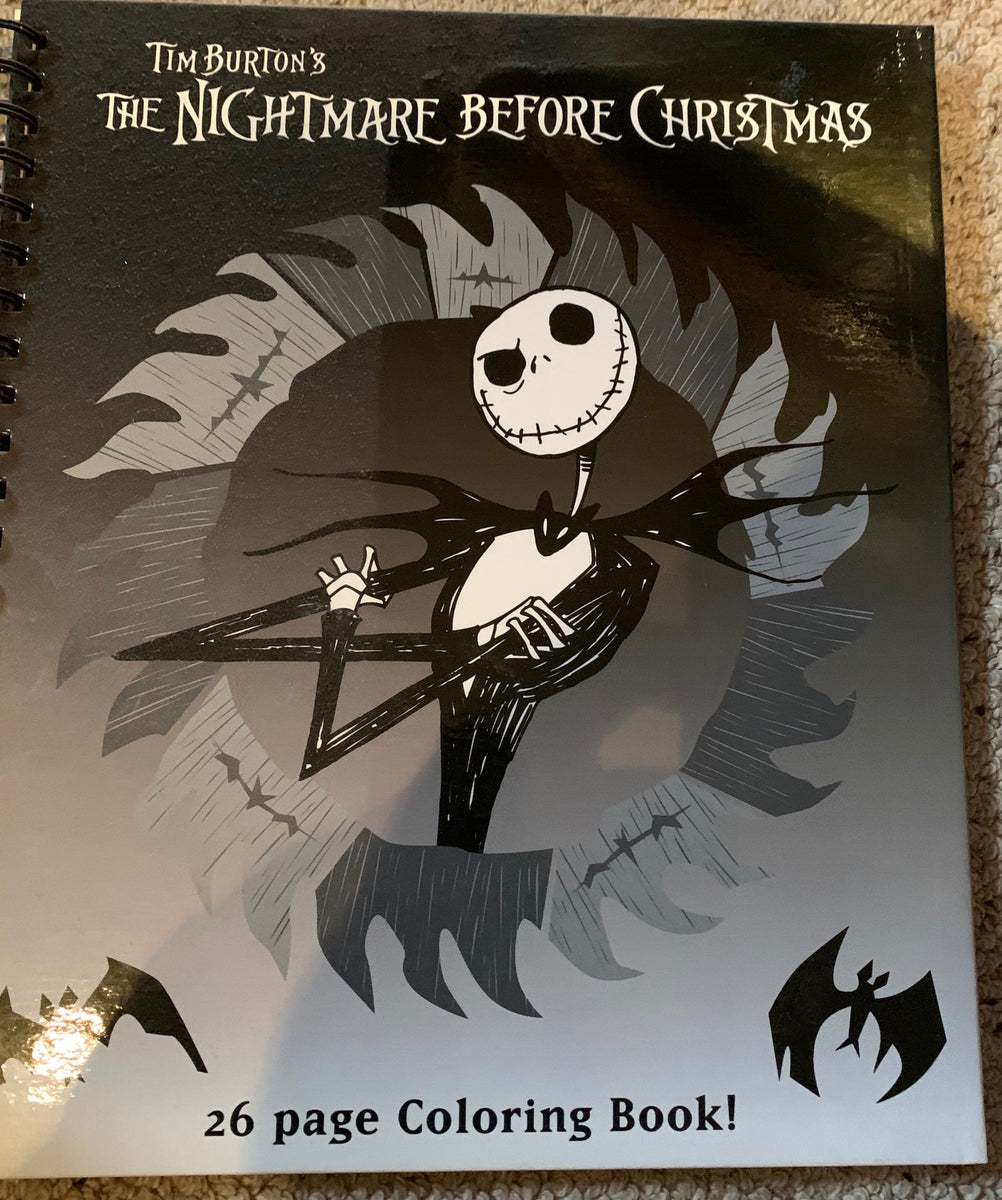 Nightmare Before Christmas (Coloring Book; 1993) Golden Books