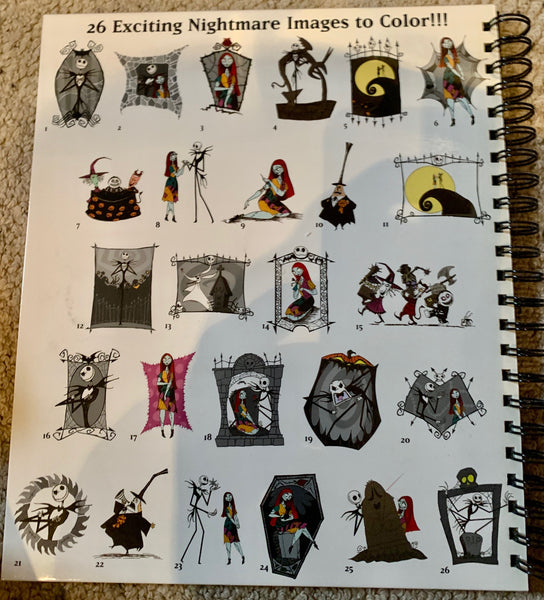 Nightmare Before Christmas Coloring Book