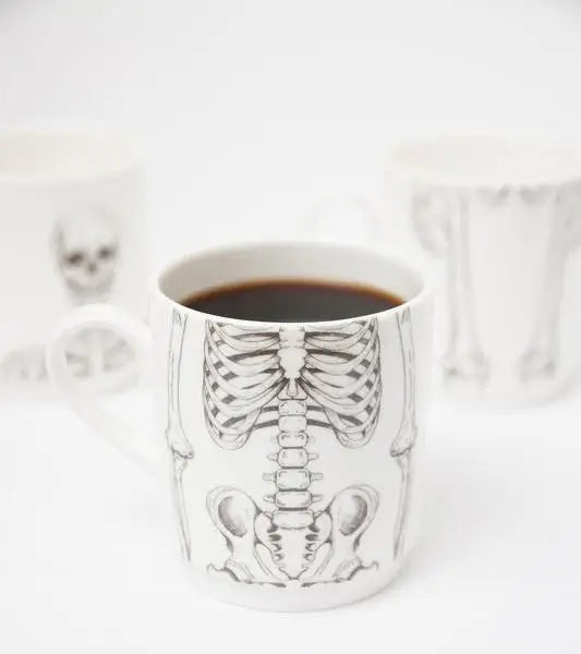 Stackable Skelton Mugs